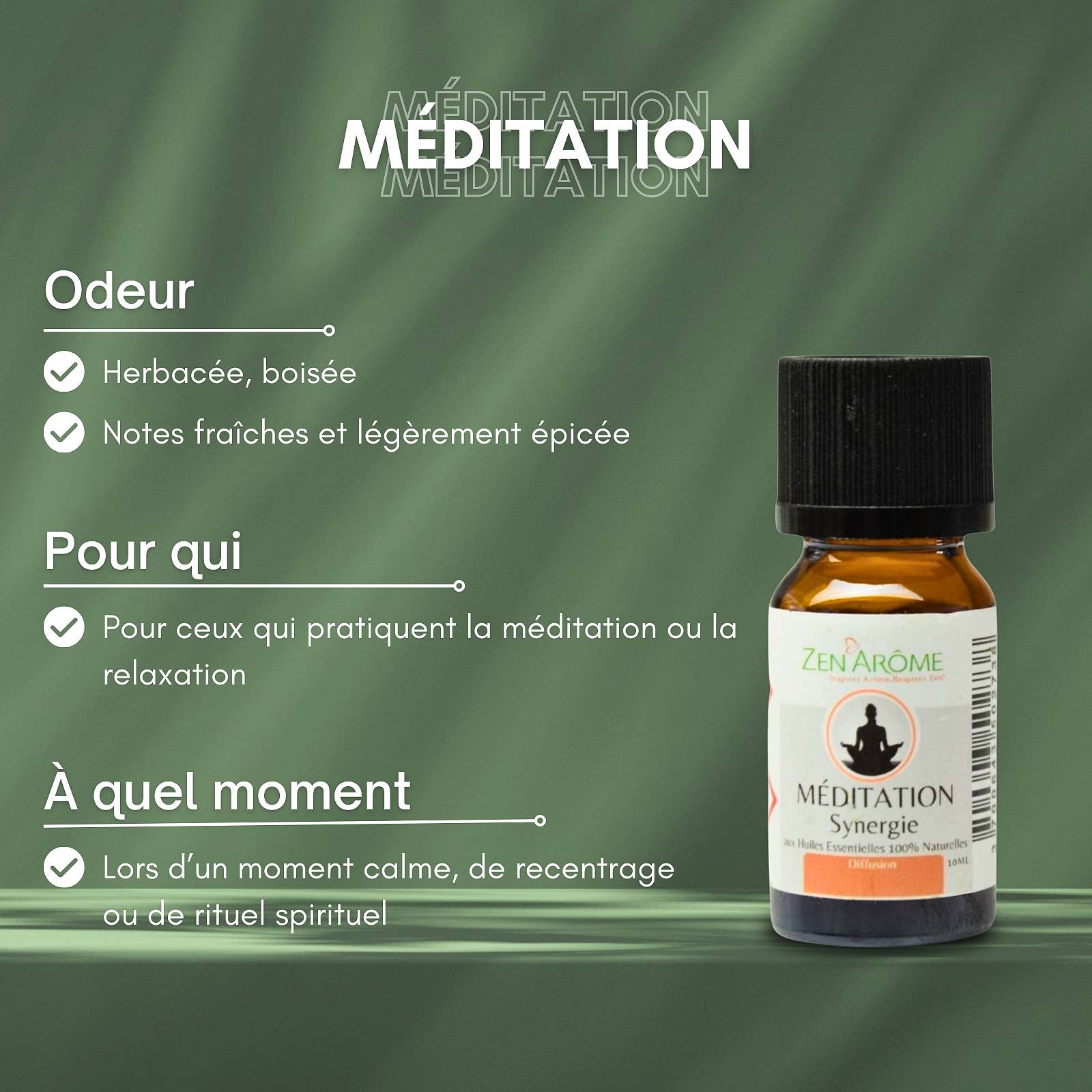 Zen'Arôme - Wholesale Etherische olie - Meditatie essentiële olie synergie voor diffuser - 10 ml6