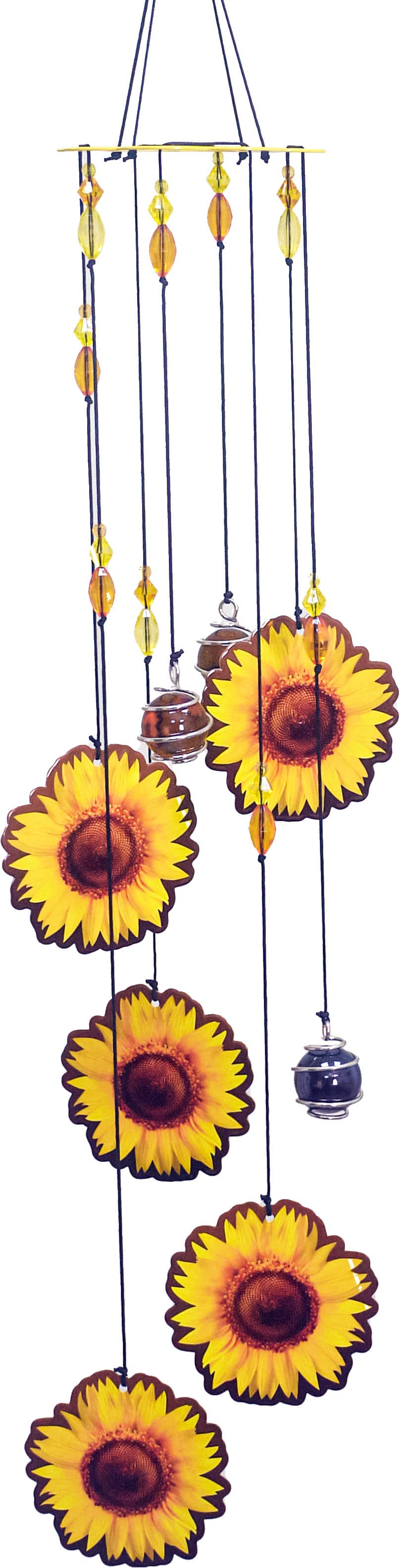 Spoontiques, Inc - Wholesale Wind Chime - Sunflowers Metal Wind Chime0