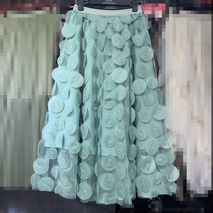 PEACH ACCESSORIES - Wholesale Skirt – Women’s - SK118 Large circle embellished skirts14