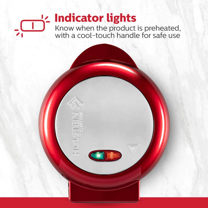 Holstein Housewares - Wholesale Kitchen Appliance - Easy Fast Breakfast Omelet Maker for Pancakes & Treats24