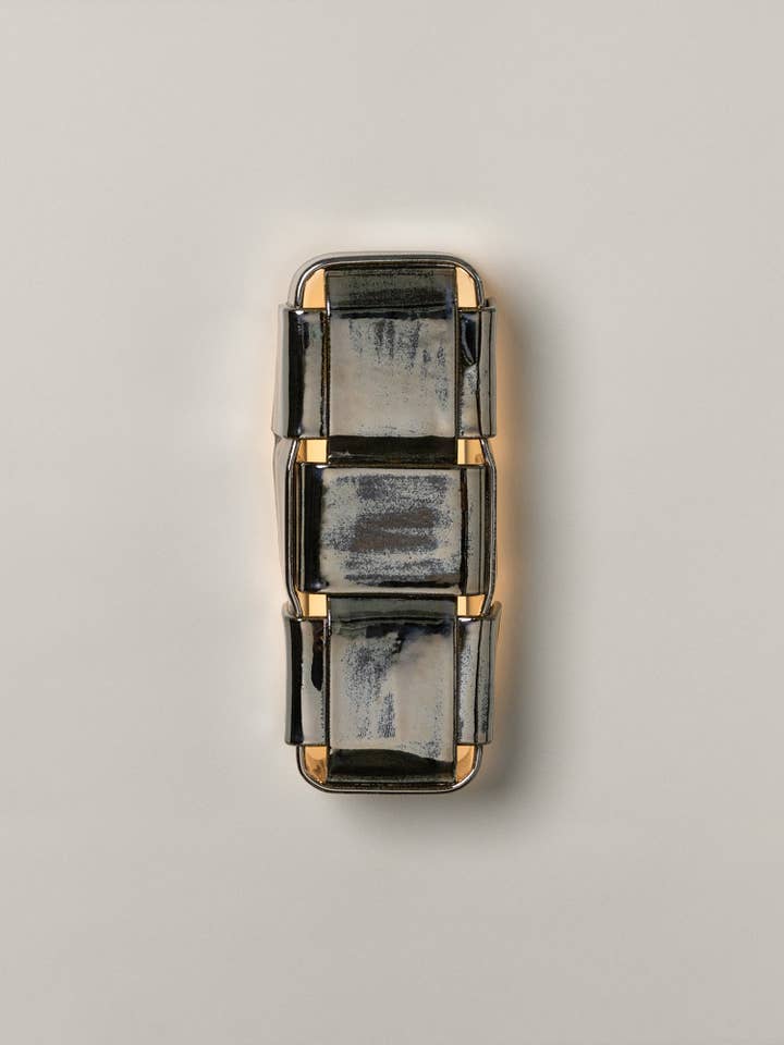 Stria 3 Wandlamp, Obsidiaan voor wholesale door Virginia Sin