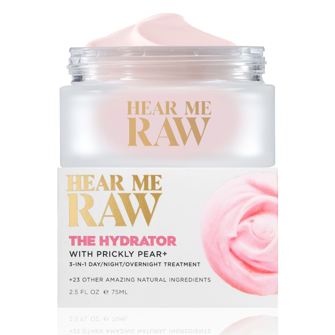 HEAR ME RAW - Wholesale Facial Moisturizer - The Hydrator with Prickly Pear Jar + Pod - 2.5 fl oz8