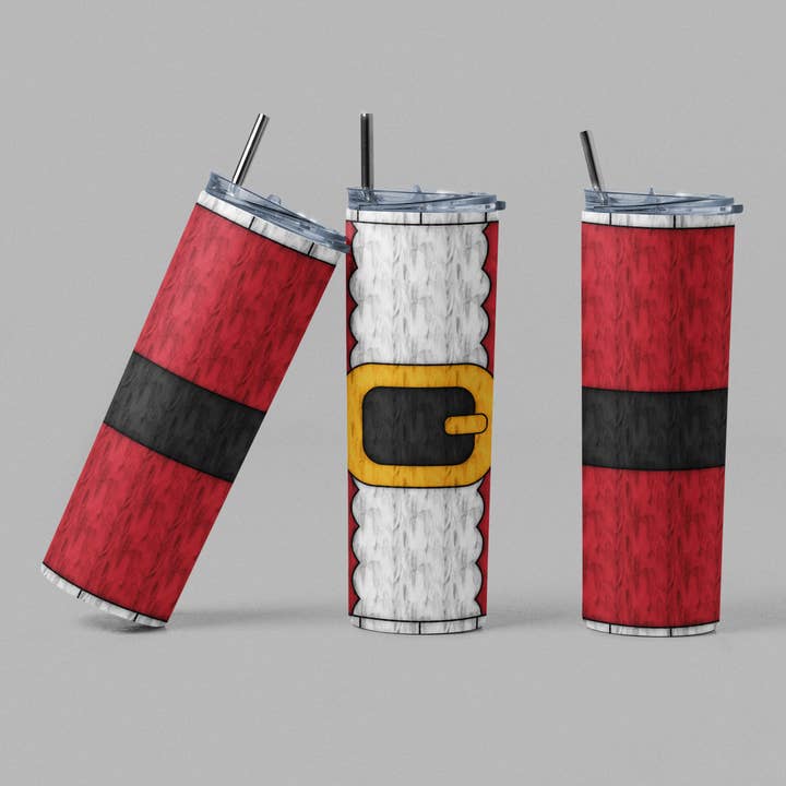 Santa Holiday Suit Christmas Festive Winter Tumbler for wholesale by The Geek Boutique