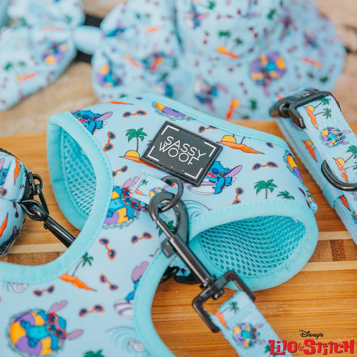 SASSY WOOF - Wholesale Pet Harness - Dog - Dog Adjustable Harness - Disney's Stitch