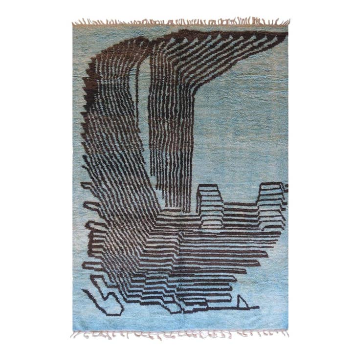 Tappeto berbero originale e contemporaneo in lana - su misura per la vendita all'ingrosso da parte di AFK Living