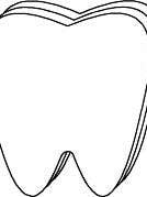 Large Single Color Creative Cut-Out - Tooth for wholesale by Creative Shapes Etc.