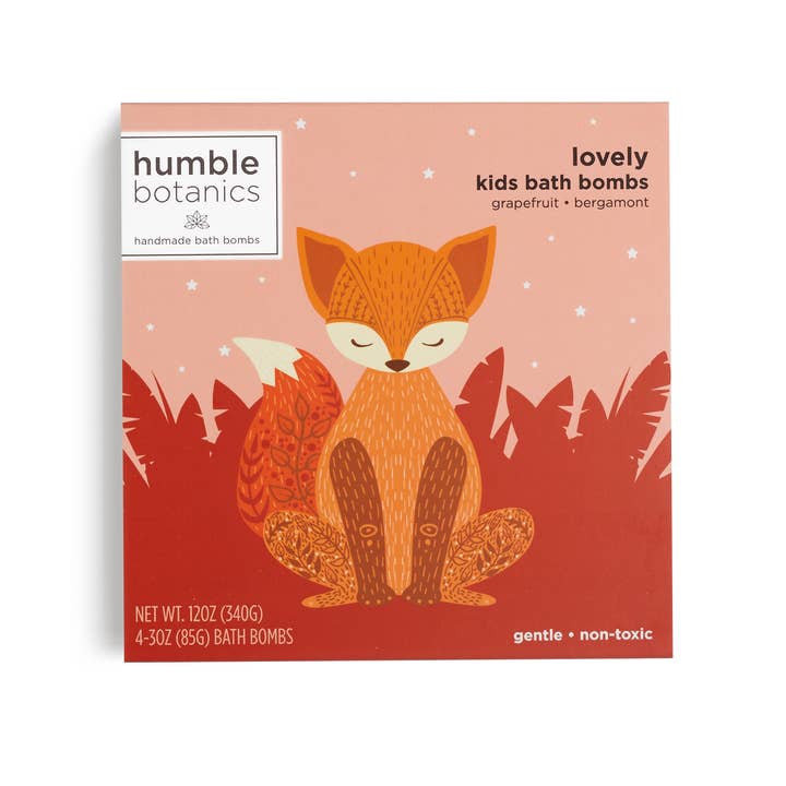 Humble Organics – wholesale Bath bomb/fizz – KIDS Lovely Bath Bomb Set1