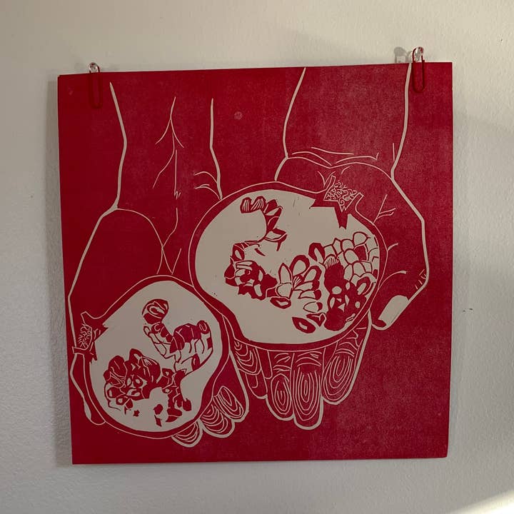 The Nourishment Collection: Pomergrante for wholesale by Charlotte Holt Art