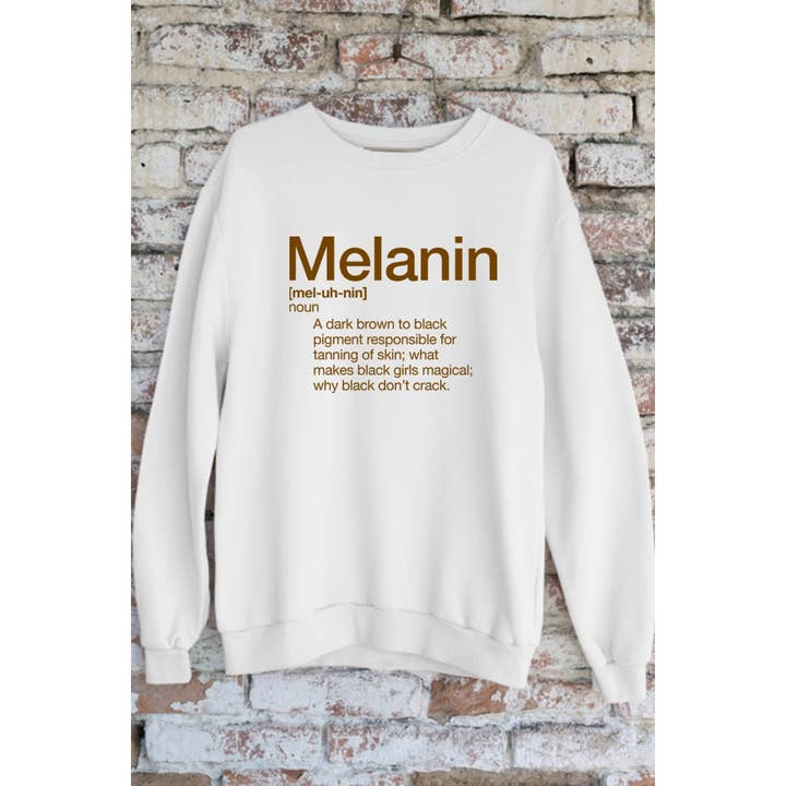 SWEATSHIRT MET MELANINOPRINT VOOR DAMES voor wholesale door Polar bee