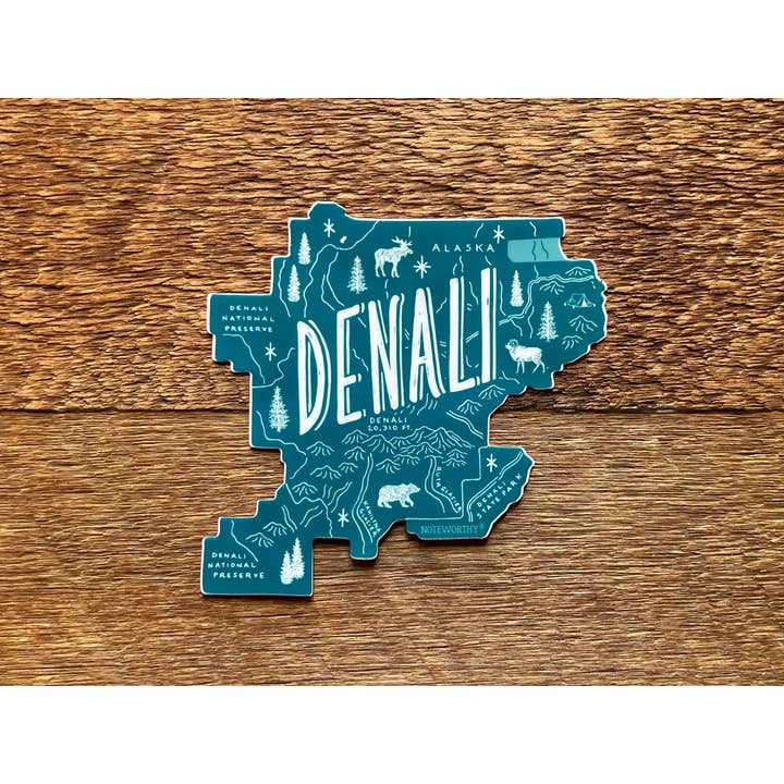 Noteworthy Paper & Press - Wholesale Sticker - Denali Sticker3