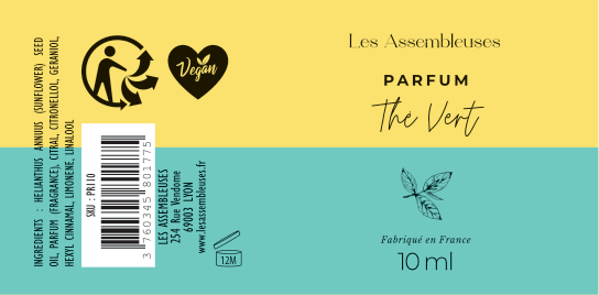 Les Assembleuses - Wholesale Perfume/Eau de Toilette - Green tea perfume - 10ml1