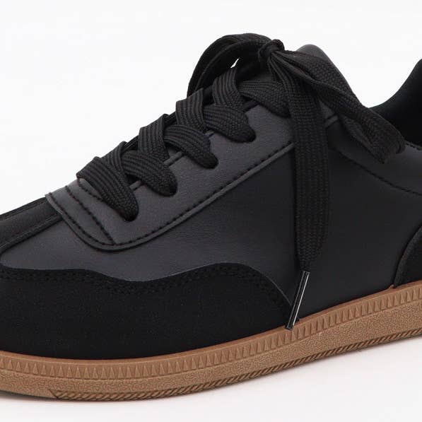 Bamboo TESLA-01 Women Double Tone Lace Up Low Top Sneakers-18 Pairs Pack-11.75/Pair for wholesale by Mars Sky Shoes Wholesale