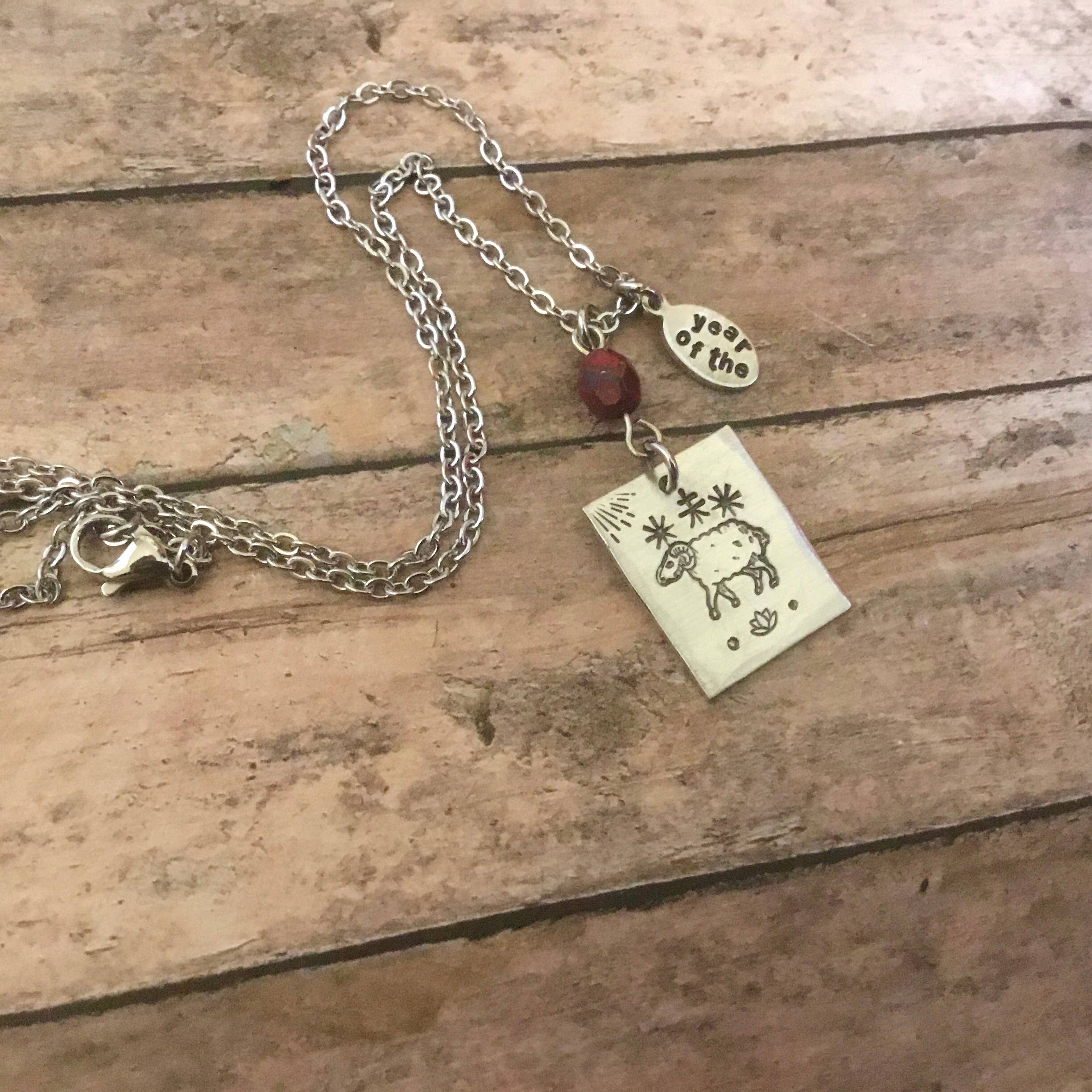 Jamie Haley Designs - Wholesale Pendant/Charm Necklace - Chinese zodiac pendant, year of the goat0