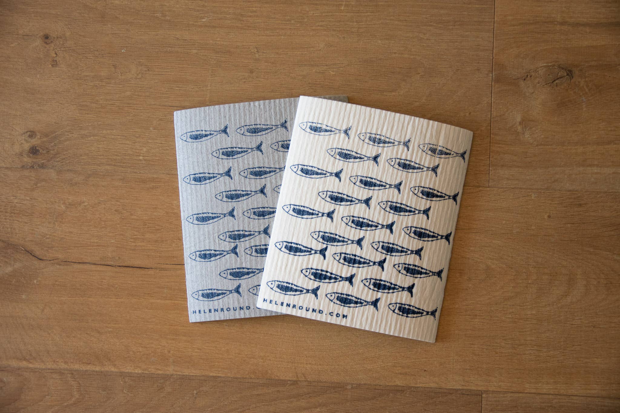 Helen Round - hand printed linen and bamboo wellness - Wholesale Dishcloth - Kitchen Cloths, Set Of 2 Household Sponges, Swedish Cloths15