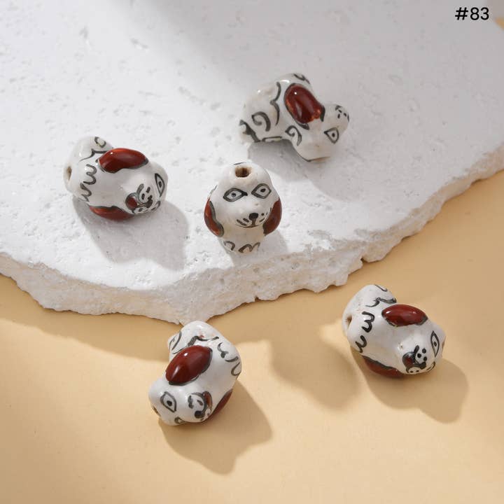 Beads Creation - Wholesale Beads - Boho Animal Clay Beads for Jewelry MAking & Crafts ORG3042