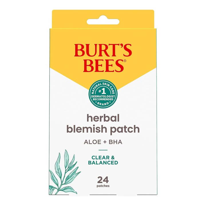 Clear & Balanced Herbal Blemish Patches 24 Count for wholesale by Burt's Bees