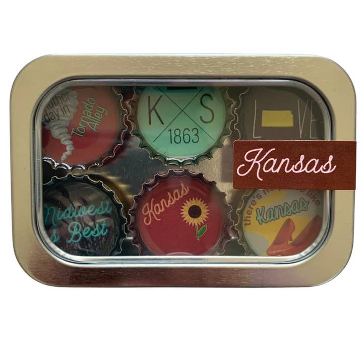 Kansas Magnets for wholesale by Kate's Magnets