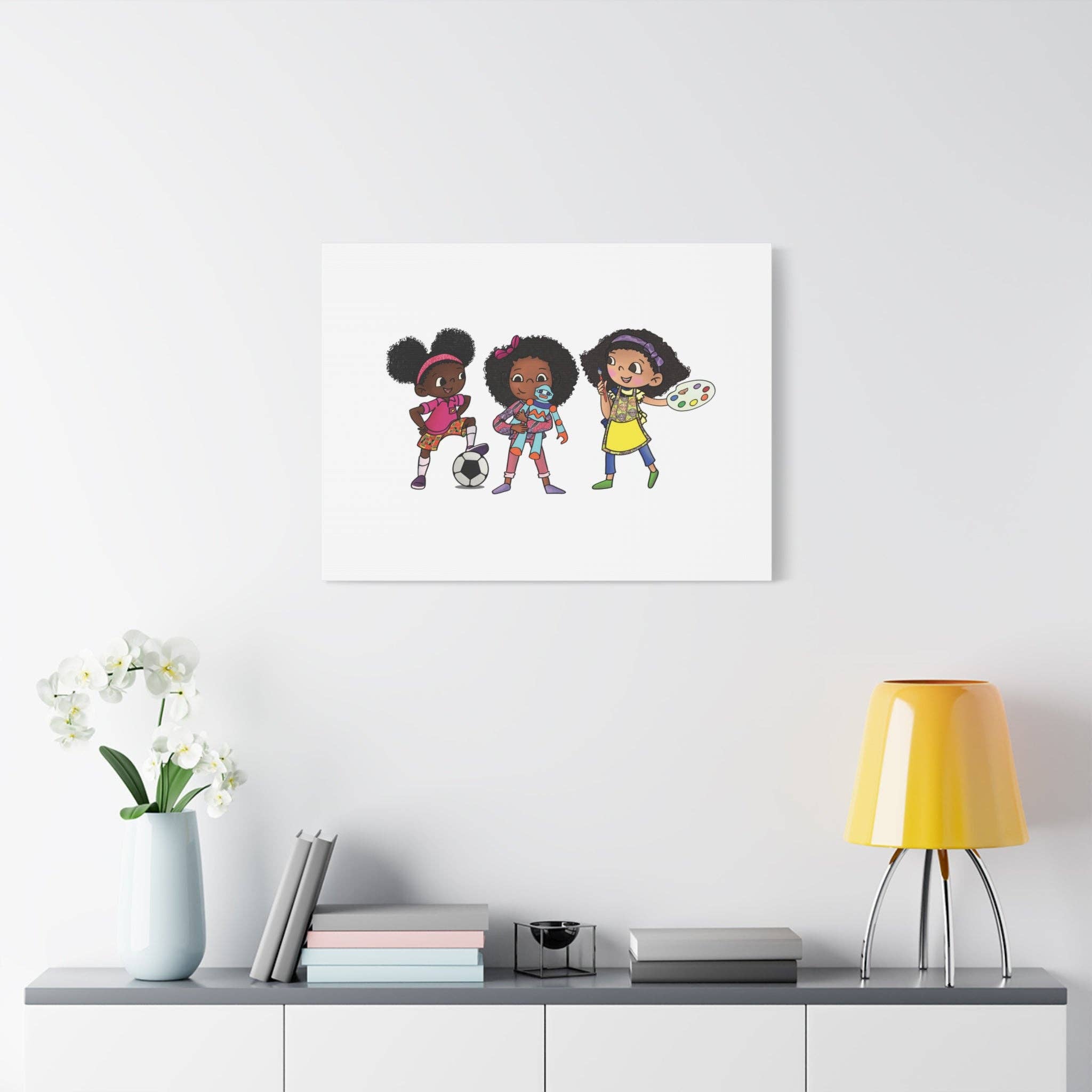 Ikuzi Dolls - Wholesale Art Print - Kids & Baby - Kids' Canvas Wall Art - Playful Characters for Creative Spaces100