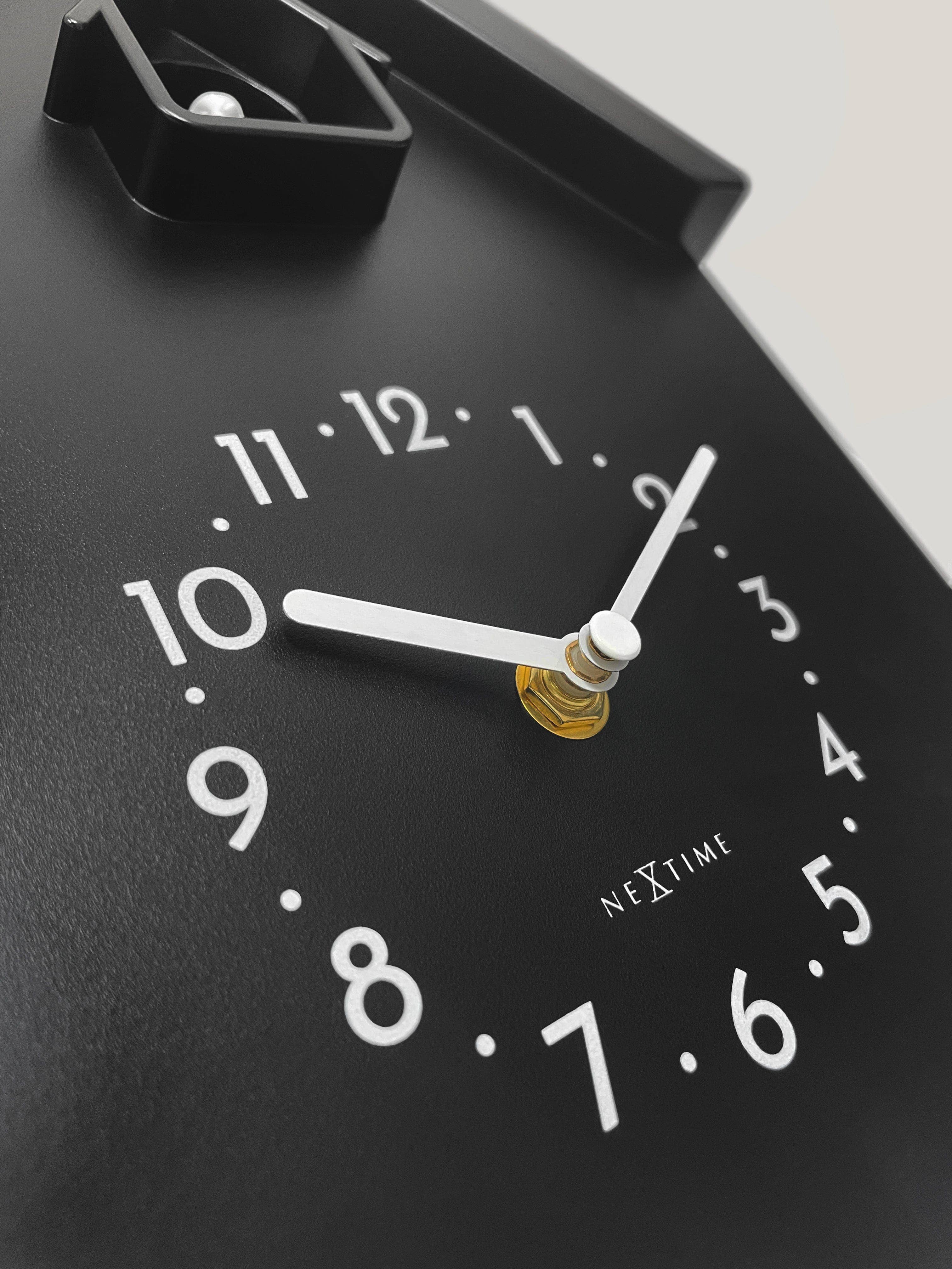 NeXtime - Wholesale Wall Clock - Wall clock 21.5x41.5x8.5cm - Pendulum - Cuckoo -NeXtime 'Twitter'21