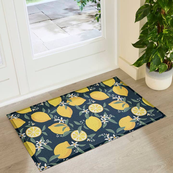 Citroner Dørmåtte (90 x 60 cm) for engroshandel hos Artsy Mats