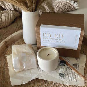 Soy Candle Kit With CRYSTALS, DIY Candle Making Kit for Beginners, Craft  Kit for Adults, Christmas Gift, New Year Gift Ideas, Xmas Present 