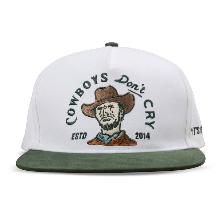 Sendero Provisions Company - Wholesale Flat Brim Cap - Men's - Cowboys Don't Cry Hat