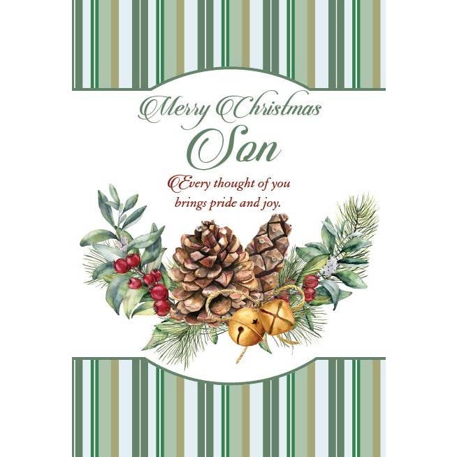 Christmas Cards - Family Son for wholesale by InterGreet.com
