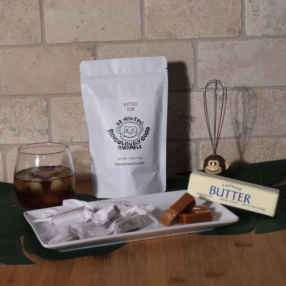Dr. Monkey's Ridiculously Good Caramels - Wholesale Caramel - Butter Rum0