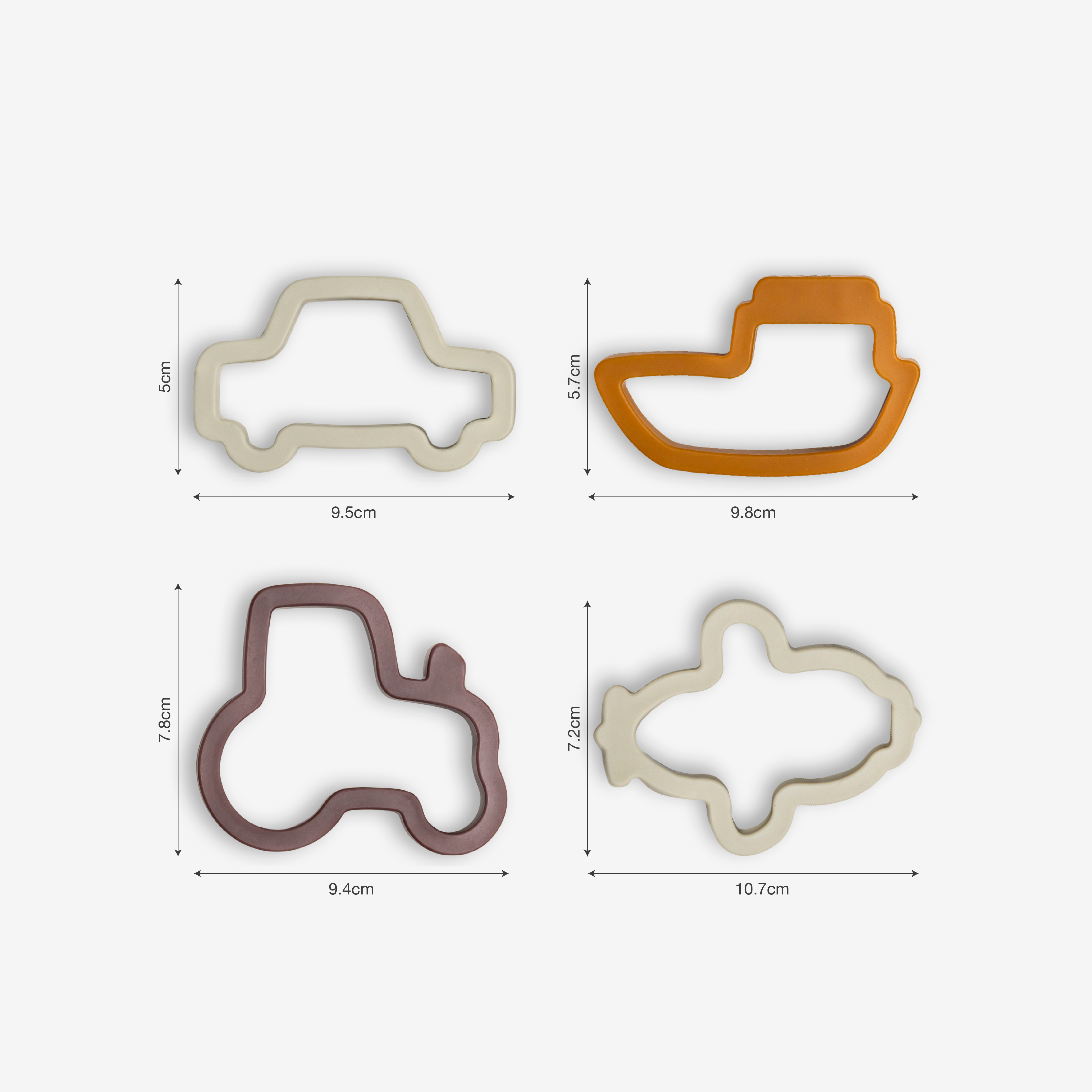 Vehicles Set Emporte-pièces pour sandwichs - Ensemble de véhicules for wholesale on Faire3