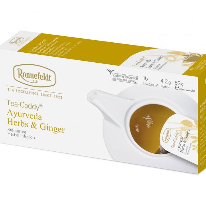 Ronnefeldt Tea-Caddy® - Ayurveda Herbs & Ginger for wholesale by Ronnefeldt