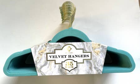 Concepts In Time - Wholesale Clothes Hangers - Concepts 35pk Space-Saving Velvet Hangers – Premium Grip8