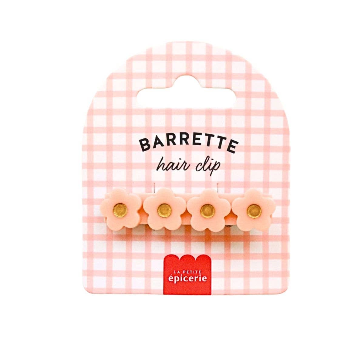La Petite Épicerie - Wholesale Hair Clip - Women's - Flower Hair Clip - Peach