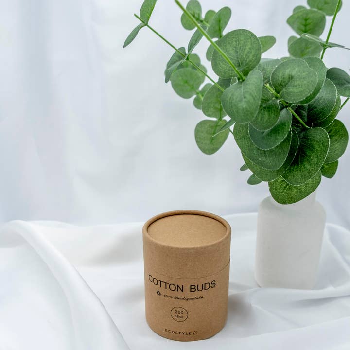 Écouvillons en bambou et coton (paquet de 200) pour la vente par Greenland & Co