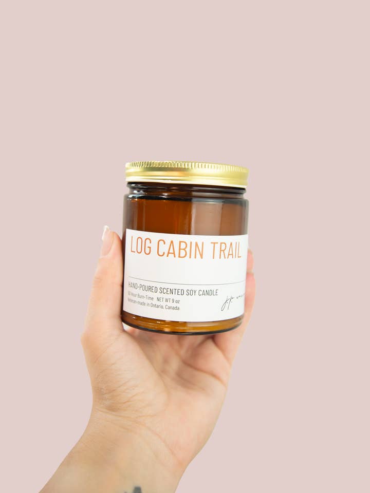 Trilha da cabana de madeira por atacado de J.P. Waxington Candle Company