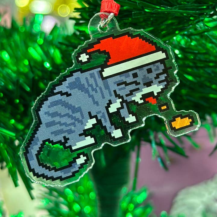 CAT'S MEOW ORNAMENT for wholesale by For Goodness Socks