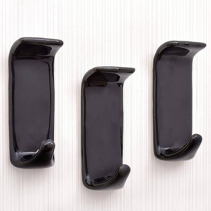 48 Piece Ceramic Wall Adhesive Hooks for Hanging Towels for wholesale by Daana Paani LLC