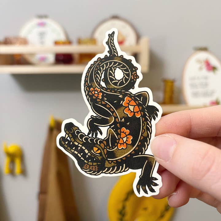 MacKenzie LeMoine Designs - Wholesale Sticker - GATOR BOUQUET STICKER