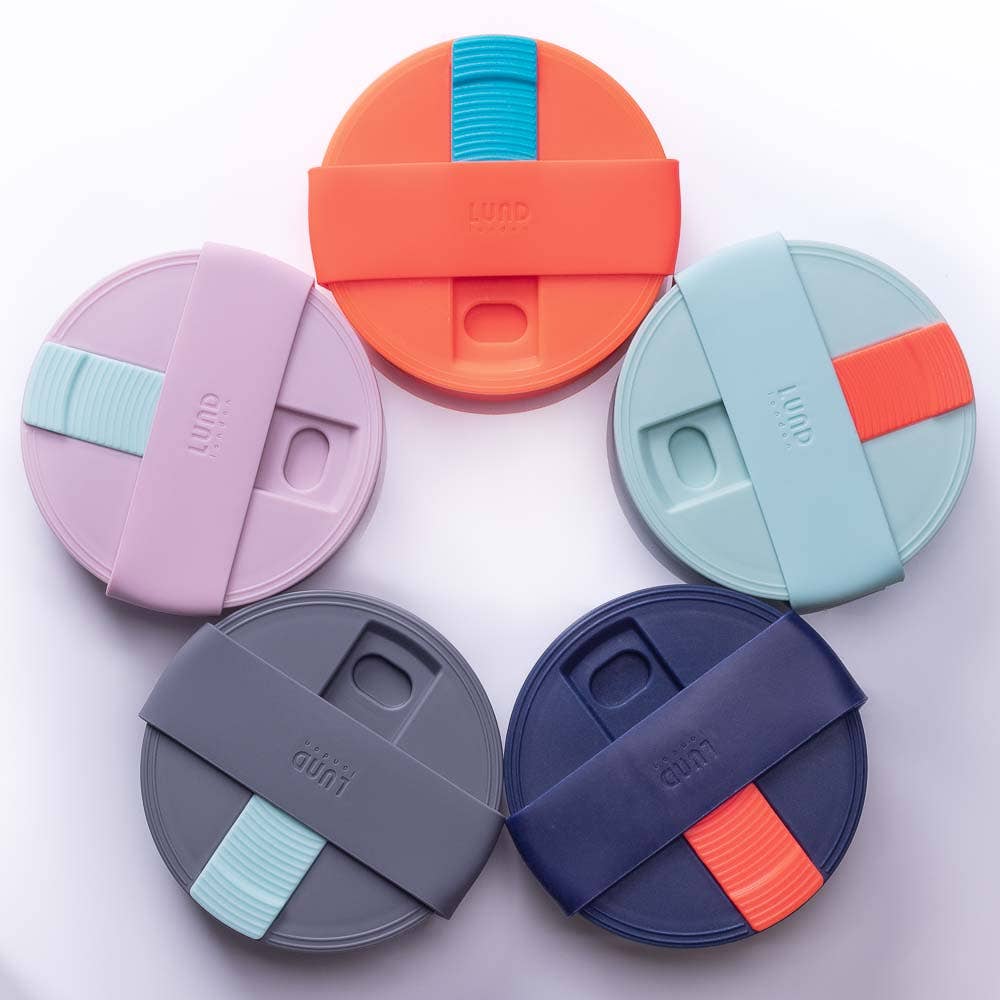 Lund Design House - Vente Gourde/bouteille isotherme - Gobelet de voyage pliable 350 ml - Indigo9