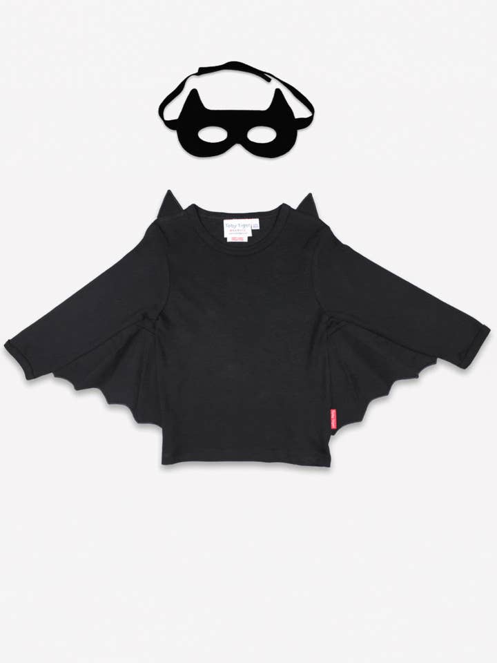 Organic Batwing T-Shirt & Mask Set for wholesale by Toby Tiger