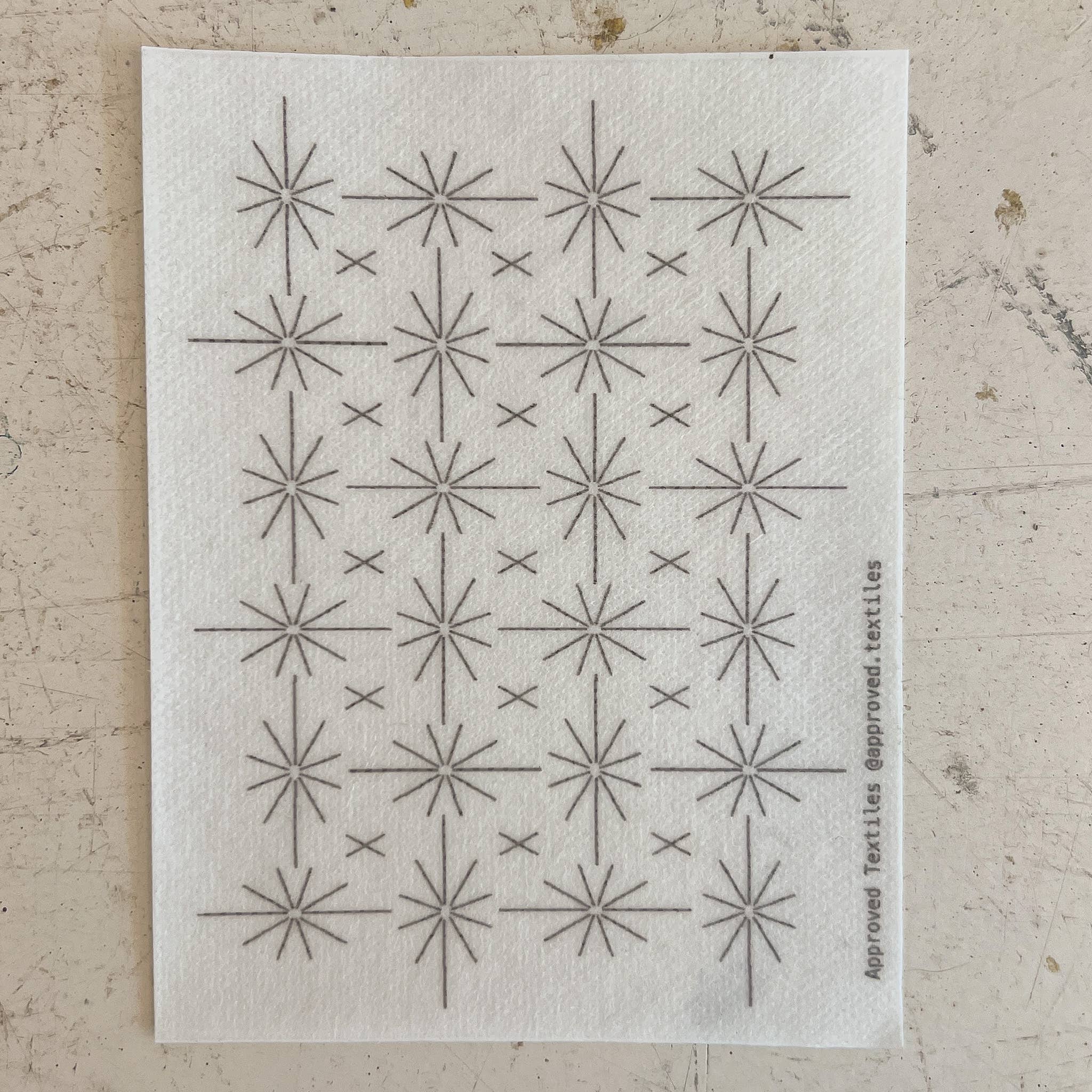 Approved Textiles - Wholesale Craft Sewing Kit - Stars - Minimal Mending + Embellishment Transfer1