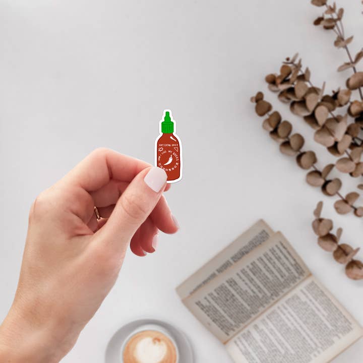 I Like My Books Spicy Extra Hot Sticker | Bookish Merch for wholesale by MadiCantStopReading