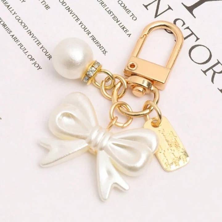 Elegan Bow Bag Charm Women's Bag Extender Chain Purse Strap for wholesale by Couture Blueprint LLC