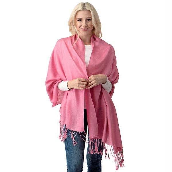 TAPA fashion – wholesale Wrap – Women's – Plain Pashmina PP1028B. (12PC)35