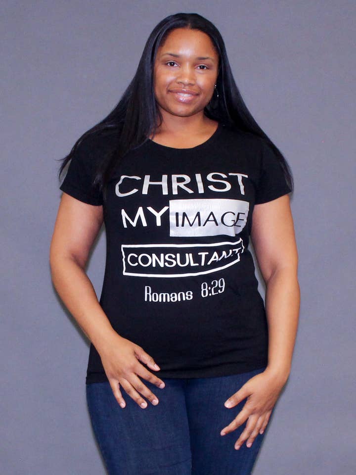 Consultor de Cristo Minha Imagem (Lady Tee) por atacado de TBOC Apparel