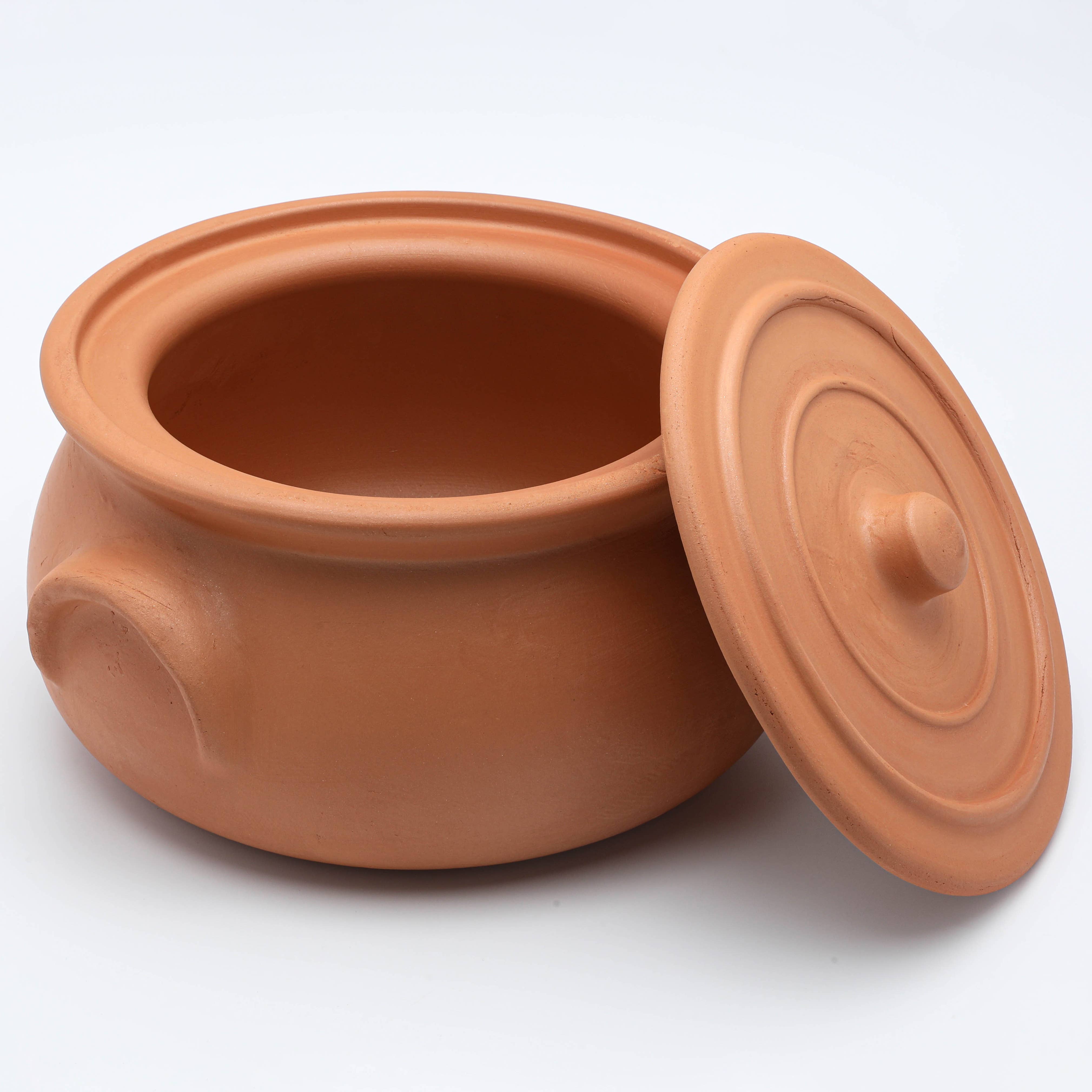 Hakan - Wholesale Cooking Pot - Hakan Suphan Handmade Clay Cooking Pot with Lid, Unglazed 14
