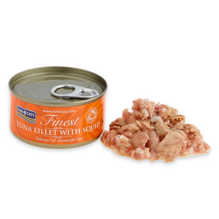 Lucky-Pet Handels- und Produktions GmbH - Wholesale Pet Food - Cat - Fish4Cats Finest tuna fillet with squid 70 g2
