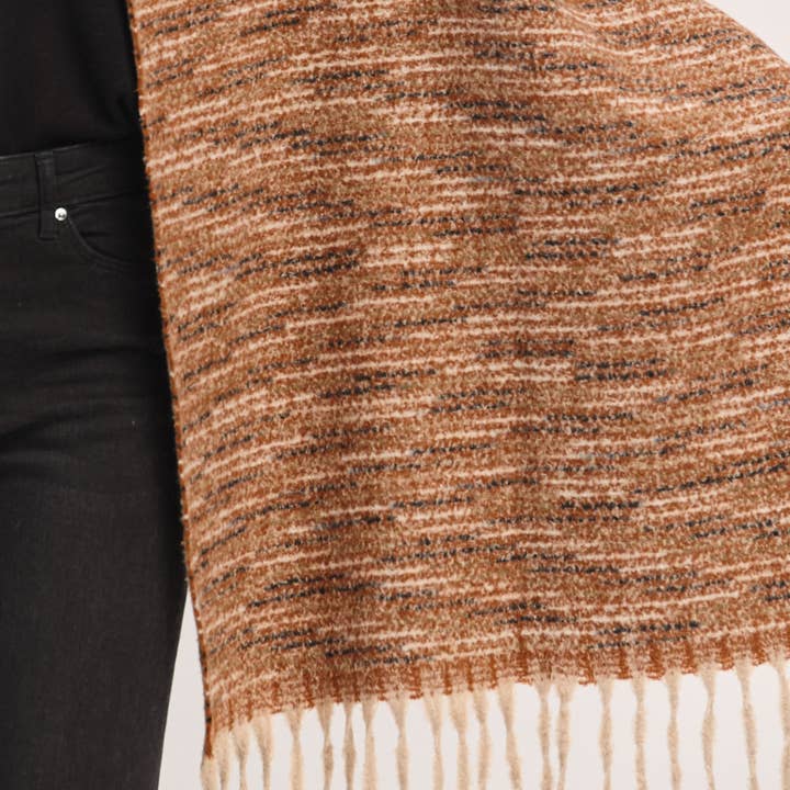 Hana - Wholesale Scarf - Women's - Multi Colors Super Soft with Fringes Winter Scarf8