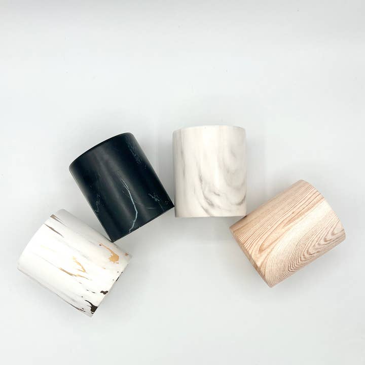 The Sacred Wild Candle Co - Wholesale Jar/Filled Candle - Biophilia: White Marble + Pure Fresh Air Scented Candle11