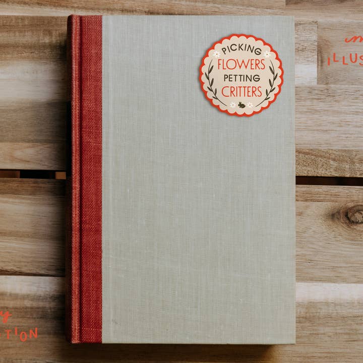 Molly Illustration - Wholesale Sticker - Picking Flowers Petting Critters Waterproof Vinyl Sticker2