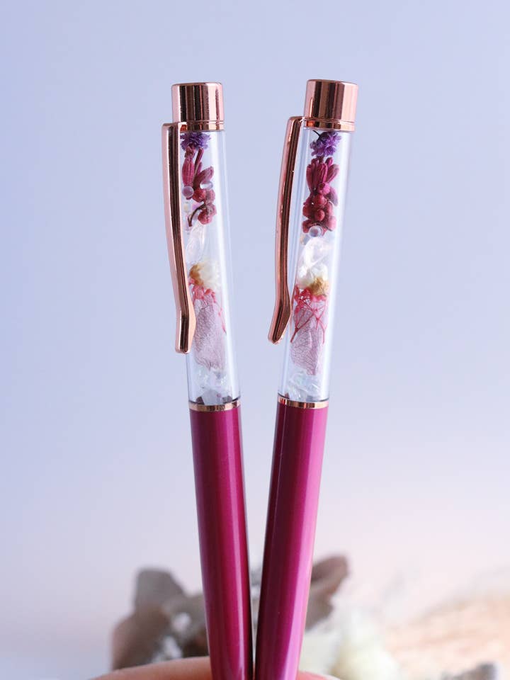 Bolígrafo floral - Berry para venta al por mayor de New Wonder